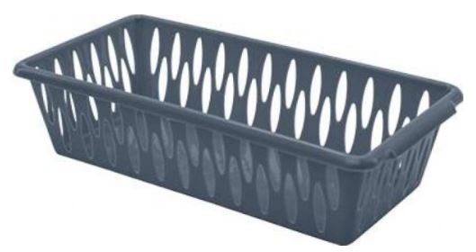 Корзинка для хранения Keeplex Light XS 19,5х10х5см космический серый